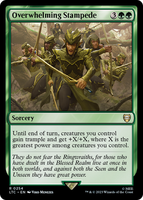 Magic: The Gathering - Overwhelming Stampede - Tales of Middle-earth Commander