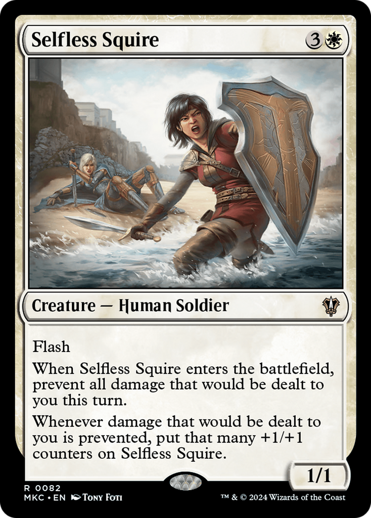 Magic: The Gathering - Selfless Squire - Murders at Karlov Manor Commander