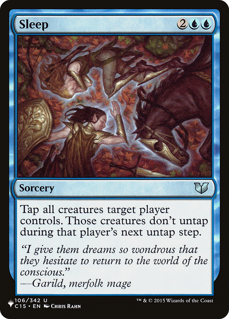 Magic: The Gathering - Sleep - The List