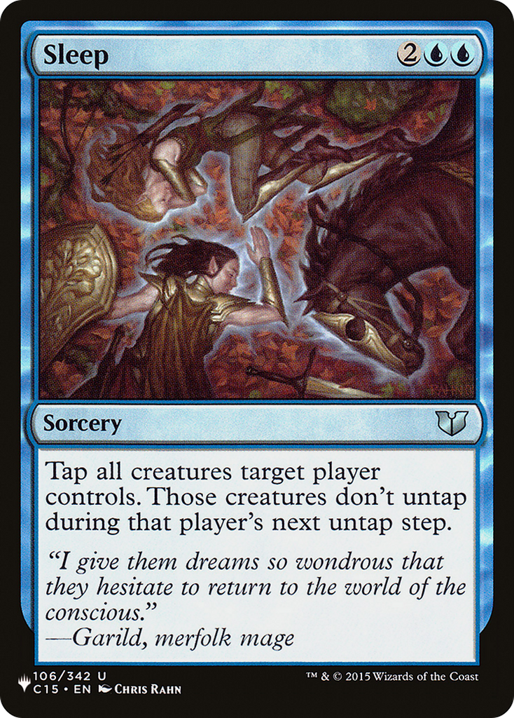 Magic: The Gathering - Sleep - The List