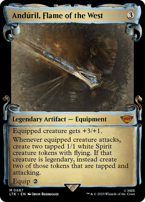 Magic: The Gathering - Andúril, Flame of the West Foil - The Lord of the Rings: Tales of Middle-earth