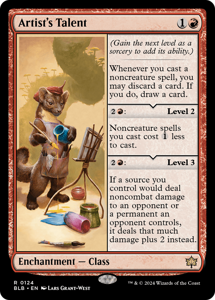 Magic: The Gathering - Artist's Talent Foil - Bloomburrow