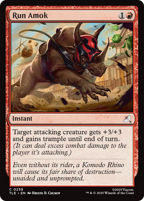 Magic: The Gathering - Run Amok - Avatar: The Last Airbender Eternal