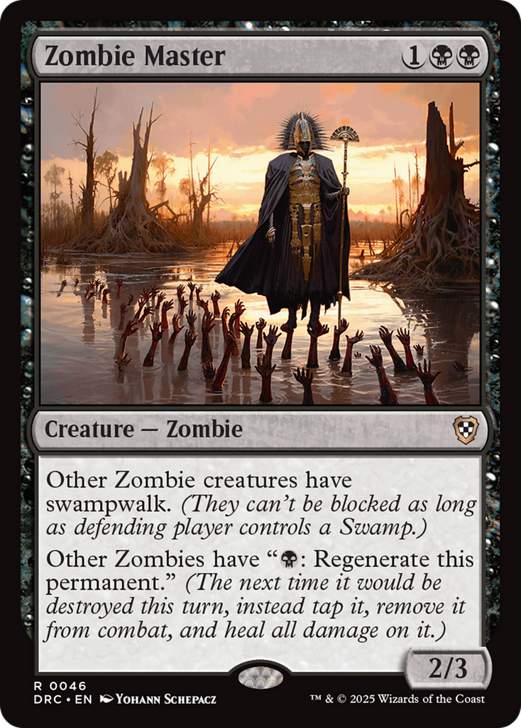 Magic: The Gathering - Zombie Master - Aetherdrift Commander