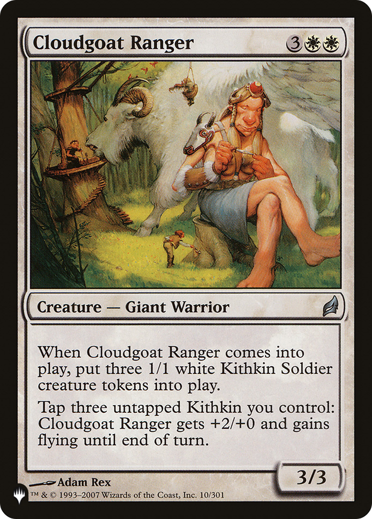 Magic: The Gathering - Cloudgoat Ranger - The List