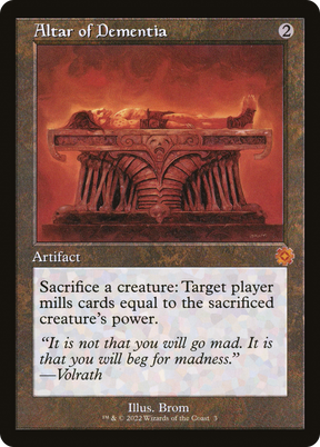 Magic: The Gathering - Altar of Dementia - The Brothers' War Retro Artifacts