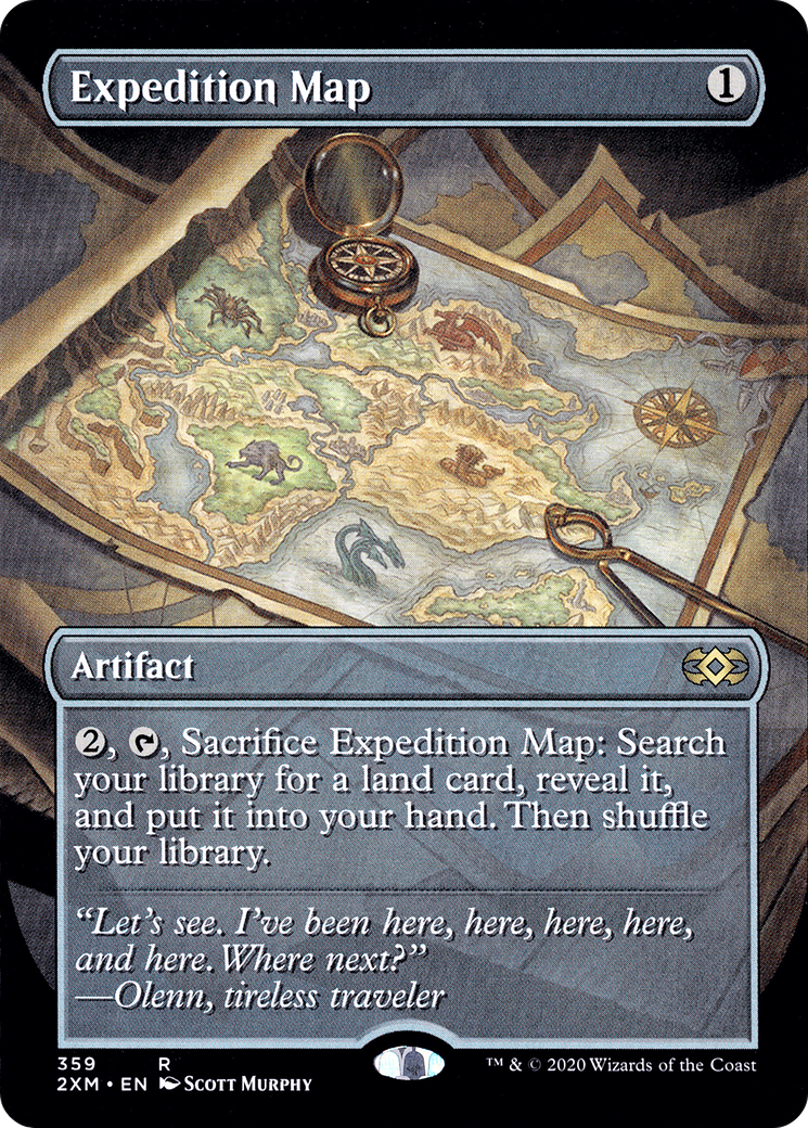 Magic: The Gathering - Expedition Map Foil - Double Masters