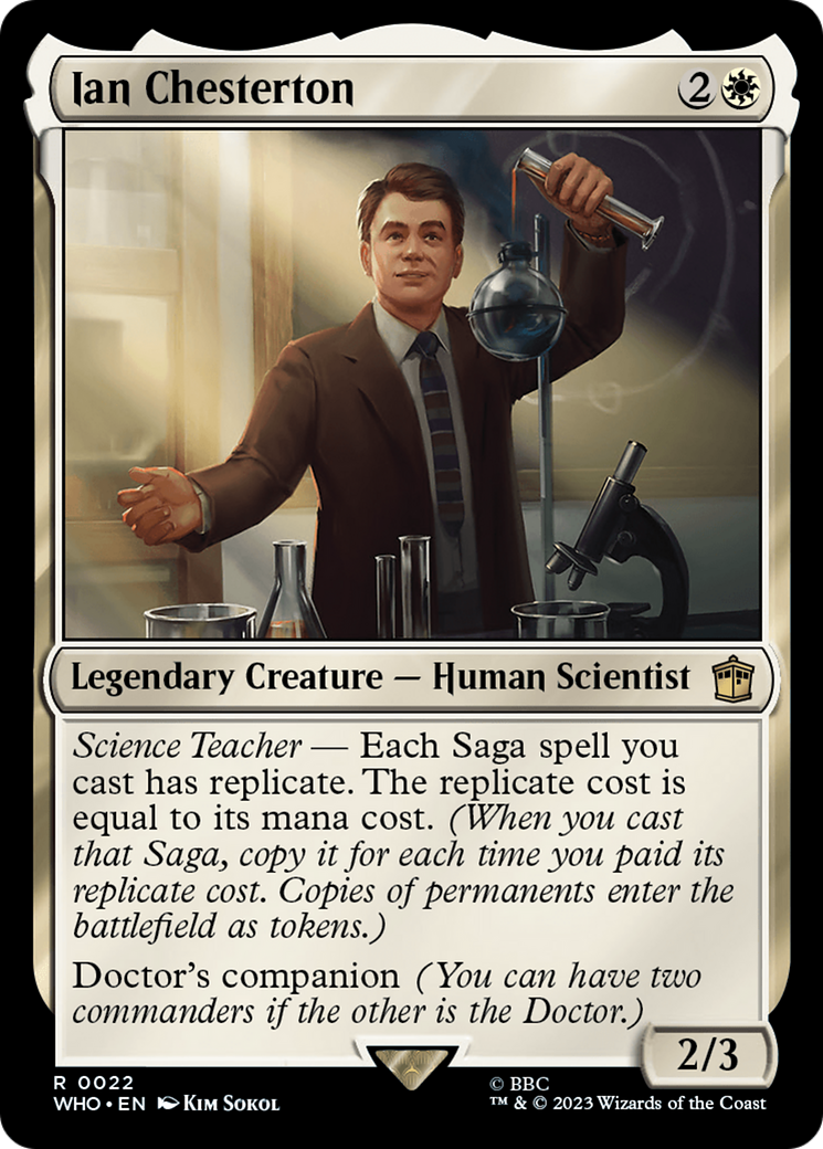 Magic: The Gathering - Ian Chesterton - Doctor Who