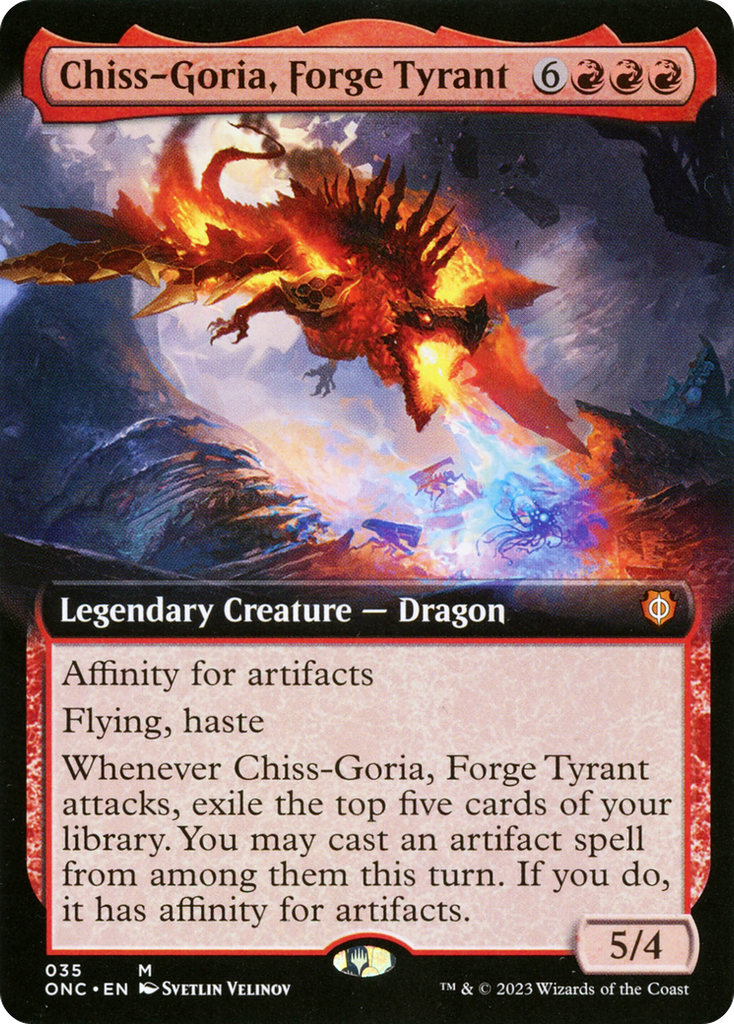 Magic: The Gathering - Chiss-Goria, Forge Tyrant Foil - Phyrexia: All Will Be One Commander