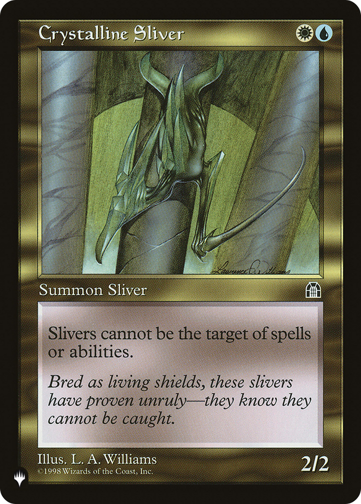 Magic: The Gathering - Crystalline Sliver - The List