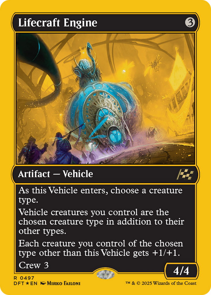 Magic: The Gathering - Lifecraft Engine Foil - Aetherdrift