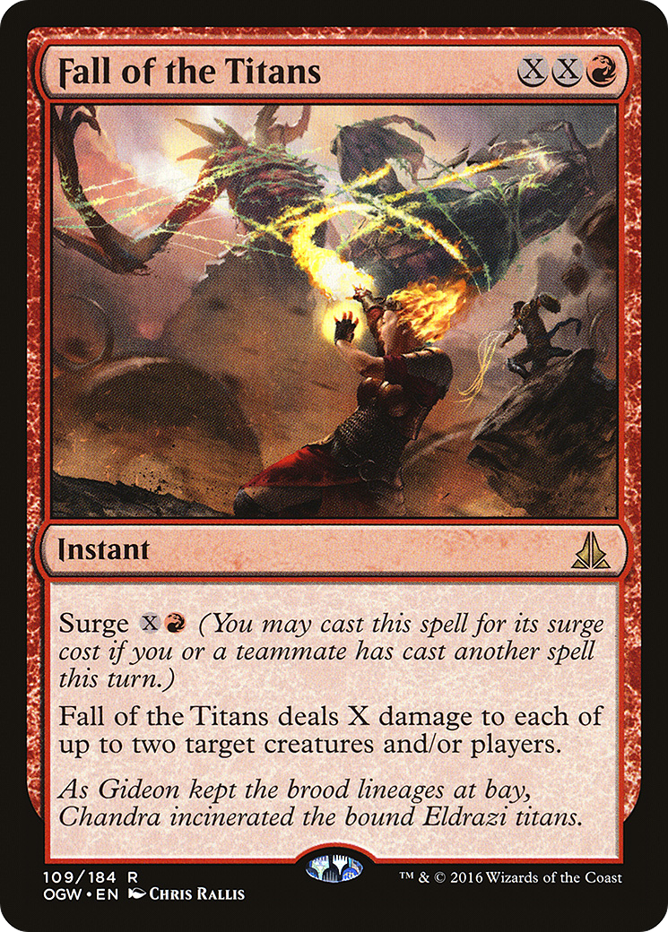Magic: The Gathering - Fall of the Titans Foil - Oath of the Gatewatch