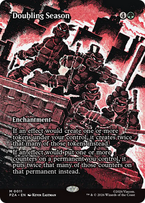 Magic: The Gathering - Doubling Season - Teenage Mutant Ninja Turtles Source Material
