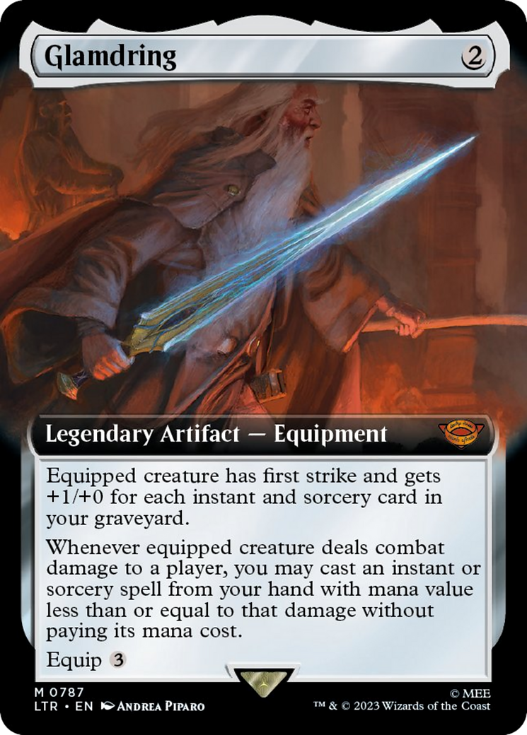 Magic: The Gathering - Glamdring Foil - The Lord of the Rings: Tales of Middle-earth