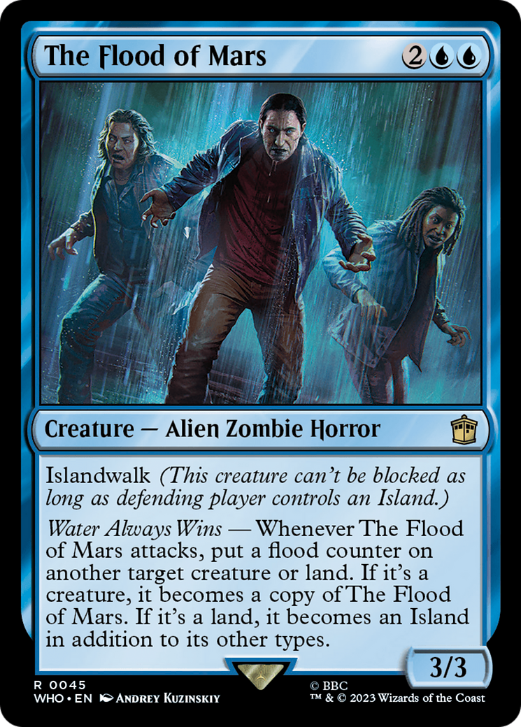 Magic: The Gathering - The Flood of Mars Foil - Doctor Who