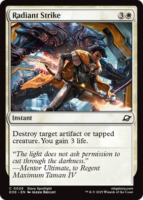 Magic: The Gathering - Radiant Strike - Edge of Eternities