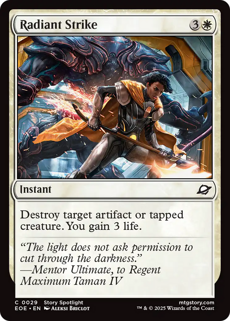 Magic: The Gathering - Radiant Strike Foil - Edge of Eternities