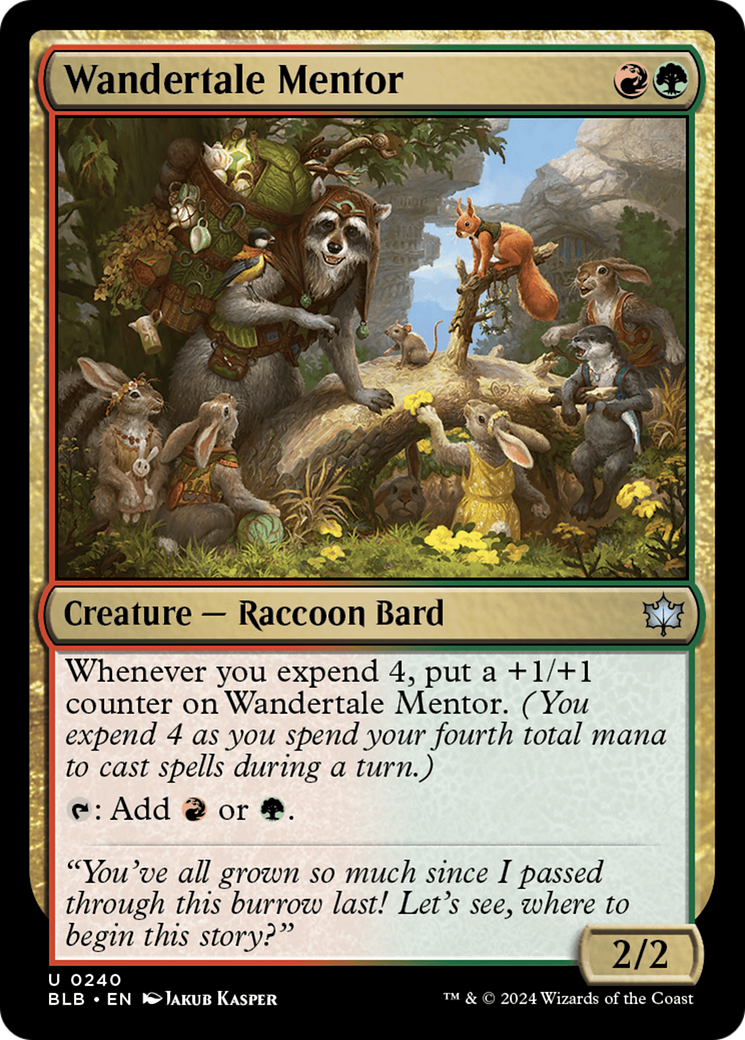Magic: The Gathering - Wandertale Mentor Foil - Bloomburrow