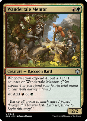 Magic: The Gathering - Wandertale Mentor Foil - Bloomburrow