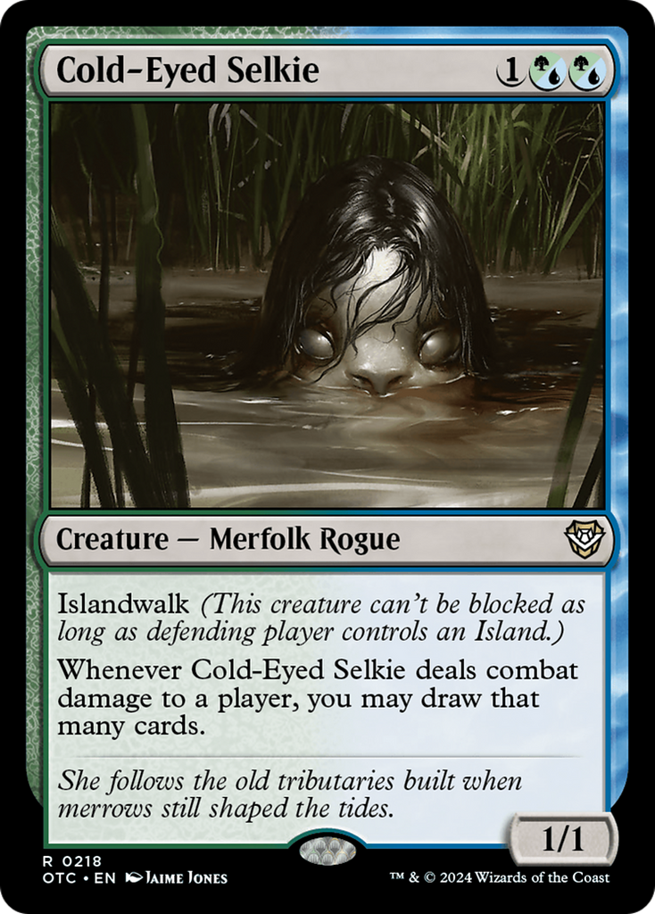Magic: The Gathering - Cold-Eyed Selkie - Outlaws of Thunder Junction Commander