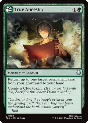 Magic: The Gathering - True Ancestry Foil - Avatar: The Last Airbender
