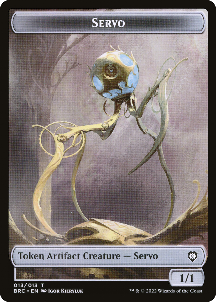 Magic: The Gathering - Servo Token - The Brothers' War Commander Tokens