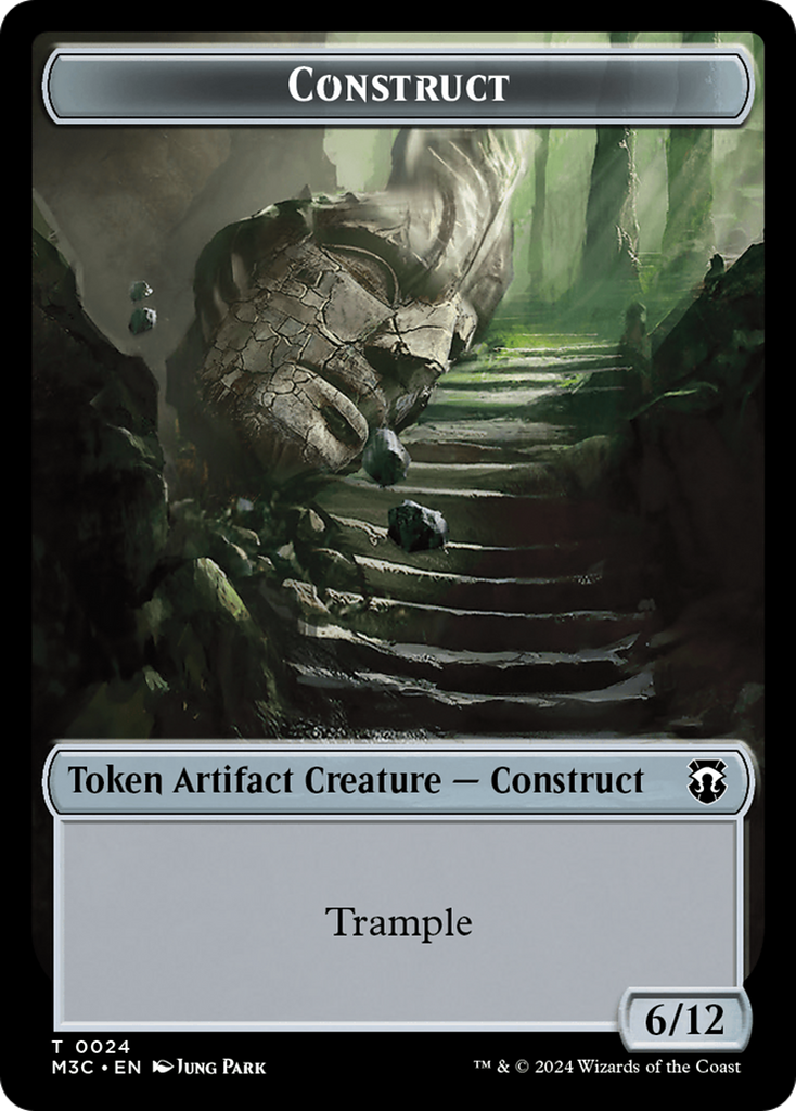 Magic: The Gathering - Construct Token - Modern Horizons 3 Commander Tokens