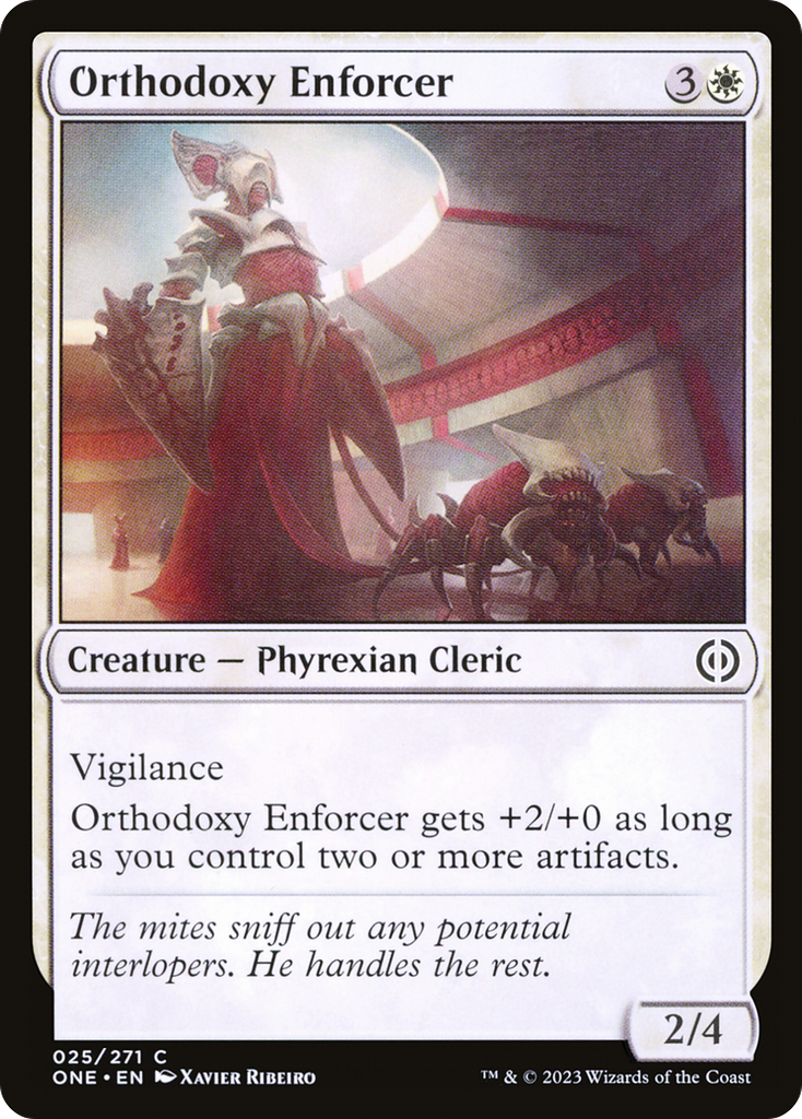 Magic: The Gathering - Orthodoxy Enforcer - Phyrexia: All Will Be One