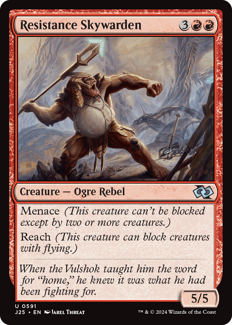 Magic: The Gathering - Resistance Skywarden - Foundations Jumpstart