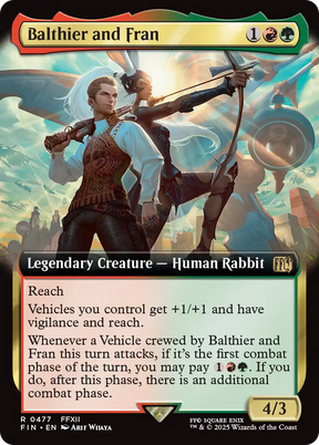 Magic: The Gathering - Balthier and Fran - Final Fantasy