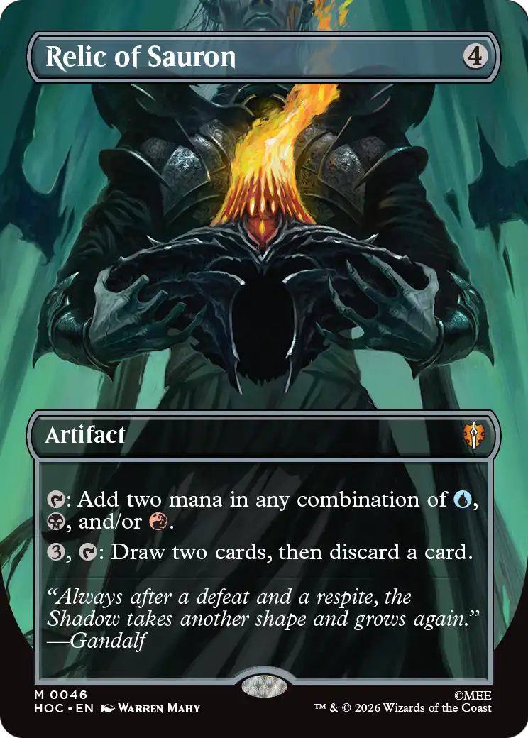 Magic: The Gathering - Relic of Sauron Foil - The Hobbit Eternal