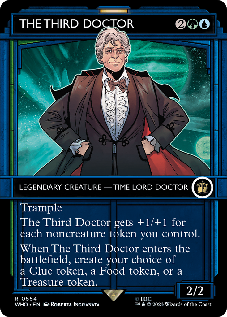 Magic: The Gathering - The Third Doctor Foil - Doctor Who