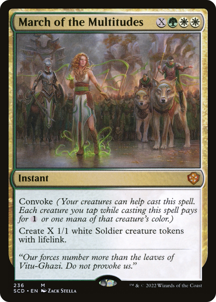 Magic: The Gathering - March of the Multitudes - Starter Commander Decks