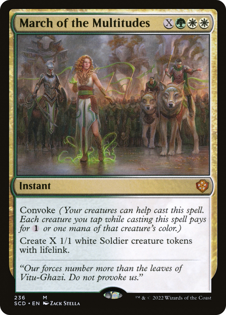 Magic: The Gathering - March of the Multitudes - Starter Commander Decks