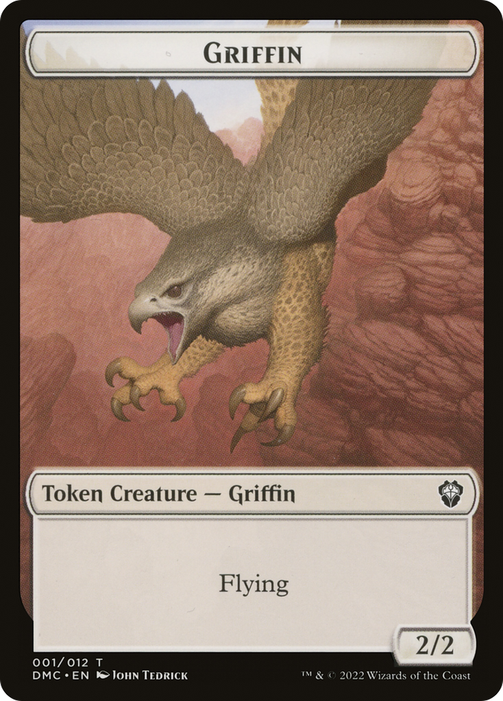 Magic: The Gathering - Griffin Token - Dominaria United Commander Tokens