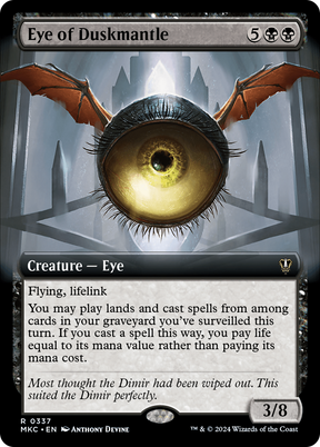 Magic: The Gathering - Eye of Duskmantle - Murders at Karlov Manor Commander