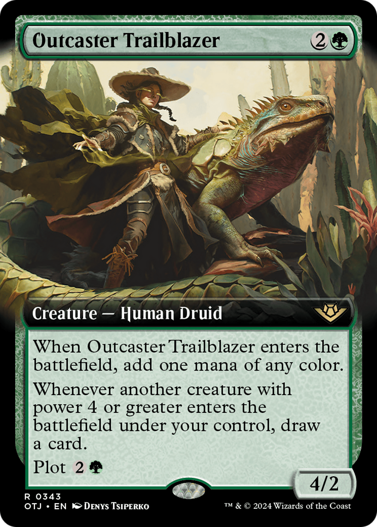 Magic: The Gathering - Outcaster Trailblazer Foil - Outlaws of Thunder Junction