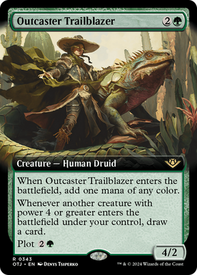 Magic: The Gathering - Outcaster Trailblazer Foil - Outlaws of Thunder Junction