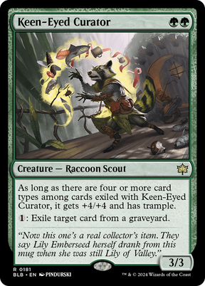 Magic: The Gathering - Keen-Eyed Curator Foil - Bloomburrow
