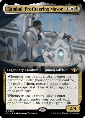 Magic: The Gathering - Kambal, Profiteering Mayor Foil - Outlaws of Thunder Junction