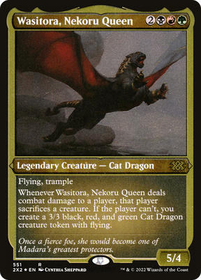 Magic: The Gathering - Wasitora, Nekoru Queen Foil - Double Masters 2022