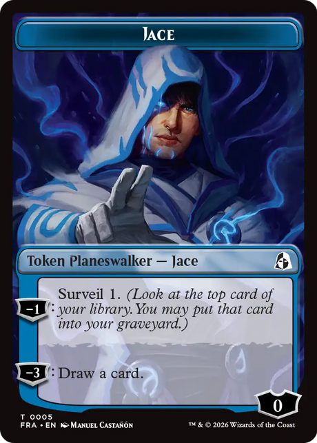 Magic: The Gathering - Jace Token - Reality Fracture Tokens
