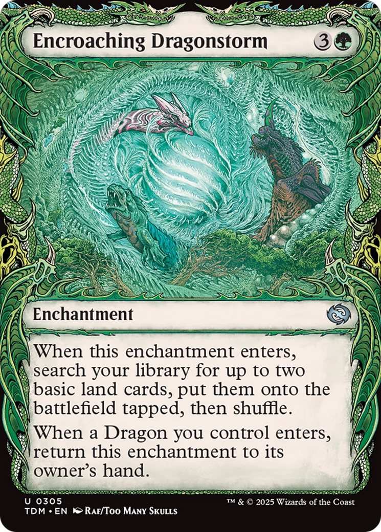 Magic: The Gathering - Encroaching Dragonstorm Foil - Tarkir: Dragonstorm