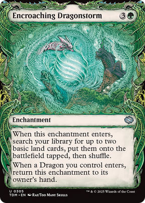 Magic: The Gathering - Encroaching Dragonstorm Foil - Tarkir: Dragonstorm