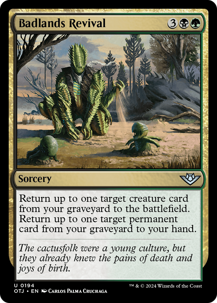 Magic: The Gathering - Badlands Revival Foil - Outlaws of Thunder Junction