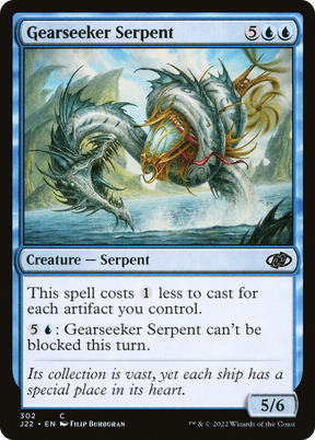 Magic: The Gathering - Gearseeker Serpent - Jumpstart 2022