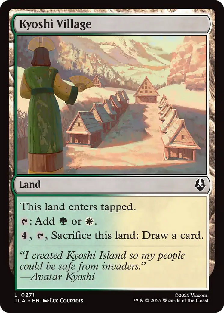 Magic: The Gathering - Kyoshi Village - Avatar: The Last Airbender