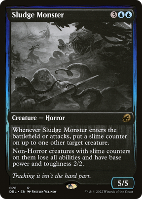 Magic: The Gathering - Sludge Monster Foil - Innistrad: Double Feature