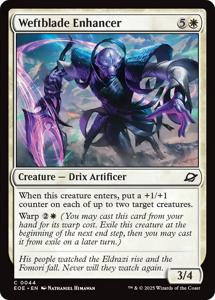 Magic: The Gathering - Weftblade Enhancer Foil - Edge of Eternities
