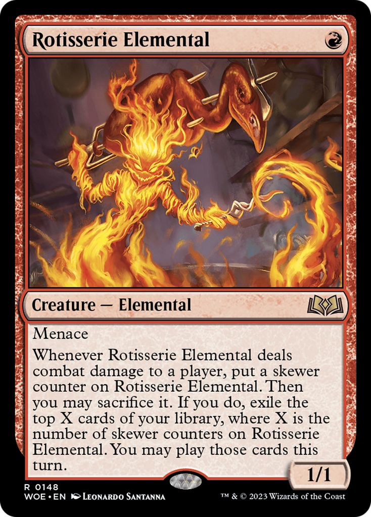 Magic: The Gathering - Rotisserie Elemental - Wilds of Eldraine